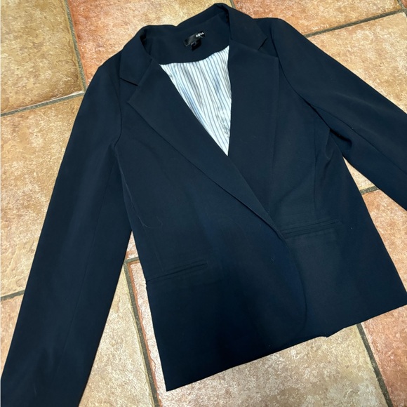 Aqua Navy Blue Blazer - Picture 3 of 4